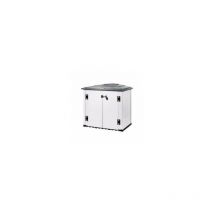Abri de jardin box urban 100 2 portes 131x88xh.111 cm
