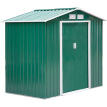 Abri de jardin cabanon line vert
