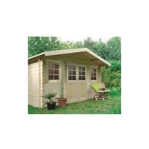 Solid - Abri de jardin dole en bois 10 m², Toiture Shingle gris, Plancher Non