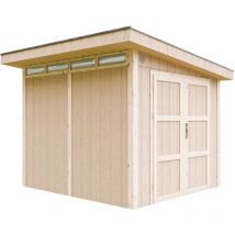 Abri de jardin en bois en panneaux LP SmartSide 6 m² - Abri de jardin sans plancher L294xL279xH237cm - LP Smartside Timbela M903AB