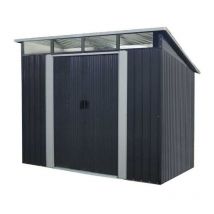 Abri de jardin acier 4,59 m2. avec kit dancrage inclus
