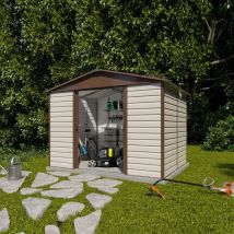 M&s - Abri de jardin métal Yardmaster 6,44 m² + kit d'ancrage