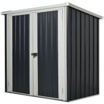 MH - Abri de jardin gabin noir et blanc