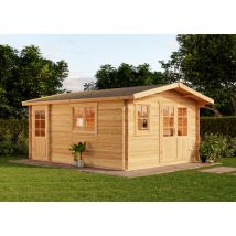 Tuinhuisje Jennifer-28 van de expert ✓Technisch advies ✓Beste online shop Tuin 2022 ✓Gratis levering ✓Koop op rekening ✓5 jaar garantie Marron