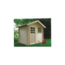 Abri de jardin laval en bois 3,74 m², Toiture Toit standard (roofing), Plancher Non