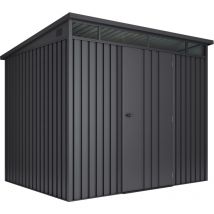 Hoggar - Abri de jardin métal 4,5m2 avec fenêtre coulissante - Epaisseur 0.40mm plus résistant - Serrure de sécurité avec clé - Cabane extérieur