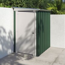M&s - Abri de jardin métal vert Yardmaster 1,5 m² + kit d'ancrage