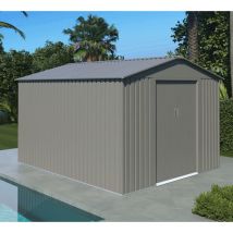 La Maison Du Jardin - Abri de jardin en métal - mj 7,9 m² - Anthracite