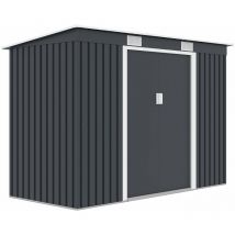 Abri de jardin métal monopente "Austin" - 3,14 m2 - Gris