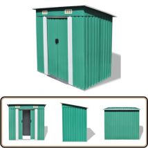 Abri de jardin Métal Vert - Abri De Jardin - Abri Métallique - Cabane De Jardin - Stockage Extérieur - Outillage