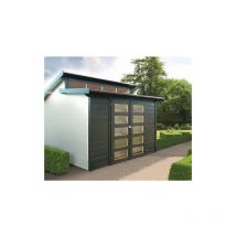 Abri de jardin milano en bois 8,58 m², Plancher Non