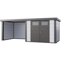Telluria - Blanc Galvanisé, 0,9 mm Épaisseur de paroi 238 x 656 cm