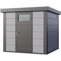 Telluria - Abri de jardin moderne en acier porte simple 5,7 m² Eleganto 2424