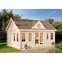 Alpholz - Tuinhuisje model clockhouse -xl van de experts ✓Koop in termijnen ✓Gratis levering ✓5 jaar garantie ✓Beste online shop Tuin 2022 Marron