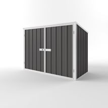 Abri De Jardin Métal 2,02m² – Double Porte 196x149cm – Acier Galvanisé 0,35mm – Garantie 30 Ans – Esbs2197sg – Outillage Online