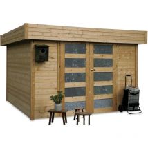 Solid - Abri jardin 'Odense' - 7.64 m² - 3.02 x 3.02 x 2.19 m - 28 mm