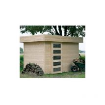 Abri de jardin oslo en bois 5,78 m², Plancher Non