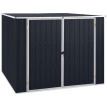 Abri de jardin, Remise Cabane pour outils, Stockage Rangement Extérieur Anthracite 195x198x159 cm Acier galvanisé XZZZ507221 MaisonChic