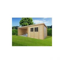 Abri de jardin Rohan en bois 7,53 m², Plancher Non