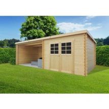 Abri de jardin Rohan en bois 7,53 m², Plancher Oui