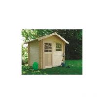Abri de jardin saran en bois 4,79 m², Toiture Shingle gris, Plancher Non