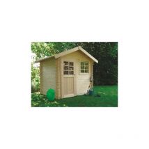 Abri de jardin SARAN en bois 4,79 m², Toiture Shingle gris, Plancher Oui