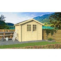 Abri de jardin VIOLETTE 5 34 mm - 4.40m² intérieur