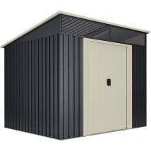 Wasabi - Abri De Jardin Stark 4.6 M2 - Garantie 10 Ans - 194x239x203cm. Remise Métal