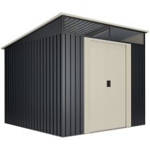 Wasabi - Abri De Jardin Stark 5.6 M2 - Garantie 10 Ans - 236x238x203cm. Remise Métal