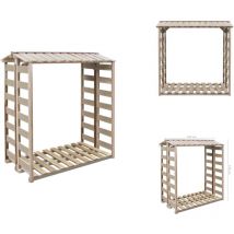 Vidaxl - Abri de stockage à bois de chauffage 150x90x176 cm Pin imprégné - Abri à Bois - Abri De Rangement - Abri Cheminée - Stockager Bois