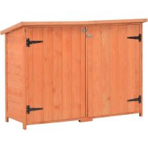 Torana - Abri de stockage de jardin 128x42x91 cm Bois