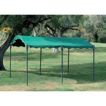 I Giardini Del Re - Gazebo en métal mt.3x4 carport vert