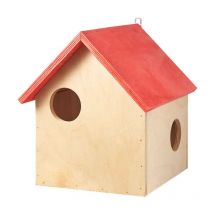 Abri Ecureuil pour hiver toit rouge 28,5cm