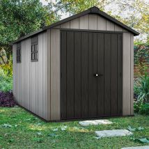 Abri en résine OAKLAND BROSSIUM 7513 - 10m² - Gris