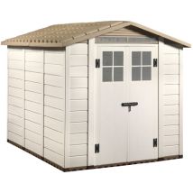 Habrita - Foresta - Abri Résine De 6,03 M2 Toit Double Pente D'Épaisseur 22 Mm - Evo240