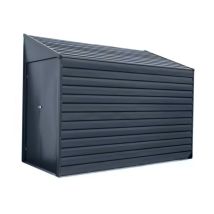 Abri Métal Habrita Foresta Arrow Yardsaver 2,52m2 Toit 1 Pente Ouverture Latérale