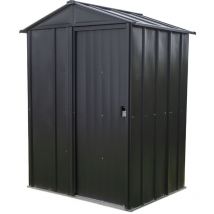 Spacemaker abri de jardin en métal 5x4 gris 151x122x198 cm