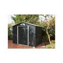 Duramax - Abri De Jardin Titan Métal 6,31 M2 Anthracite 2,61 X 2,42 X2,05 M - Duae88pr