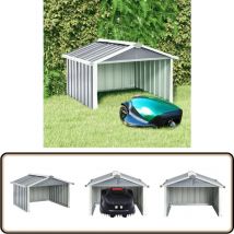 Vidaxl - Abri pour robot de jardin 92x97x63 cm Acier galvanisé Gris - Abri Robot Tondeuse - Abri Jardin - Abri Tondeuse Robotique - Abri Pour Robot