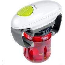 Abridor de frascos eléctrico de un solo toque: potente abridor de botellas automático para manos débiles y personas mayores con artritis