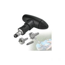 Cesieclefou - abs and Steel Golf Shoe Wrench Kit Golf Shoe Spike Wrench Adjustment Ratchet Golf Shoe Accessories for Repairing and Installing Golf