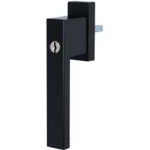 Ms Beschläge - Pulverbeschichtet Fensterklinke abschließbar Design Fenstergriff Alu Rasterolive