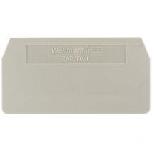 Weidmuller - Weidmüller 1608800000-1 Abschlussplatte Passend für (Details): zdu, zpe 16/3 an, ztr 2.5/3 an, zsi 2