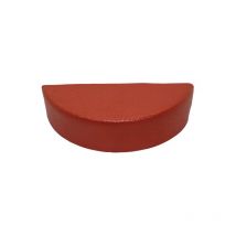 Ende des Firstdachs, PVC-Fliese, 160 x 60 x 35 mm, Terrakotta, h: 60 mm, l: 160 mm, Gesamttiefe – 35 mm