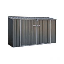 Absco - 2.26 x 0.78 m Woodland Bike Store - Metal - L78 x W226 x H131 cm - Grey