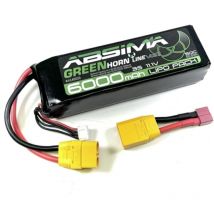 Modellbau-Akkupack (LiPo) 11.1 v 6000 mAh Zellen-Zahl: 3 50 c Stick XT90 - Absima