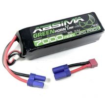 Modellbau-Akkupack (LiPo) 11.1 v 7000 mAh Zellen-Zahl: 3 50 c Stick EC5 Stecker - Absima