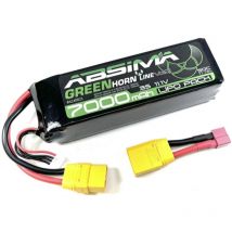 Modellbau-Akkupack (LiPo) 11.1 v 7000 mAh Zellen-Zahl: 3 50 c Stick XT90 - Absima