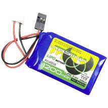 Modellbau-Akkupack (LiPo) 7.4 v 1200 mAh Zellen-Zahl: 2 Softcase jr / Futaba - Absima