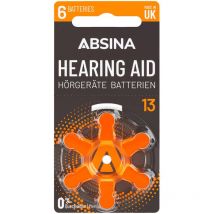 Hörgerätebatterie za 13 1.4 v 6 St. Zink-Luft PR48 - Absina